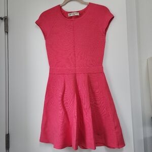Trina Turk Pink Ribbed Dress Sz 0P